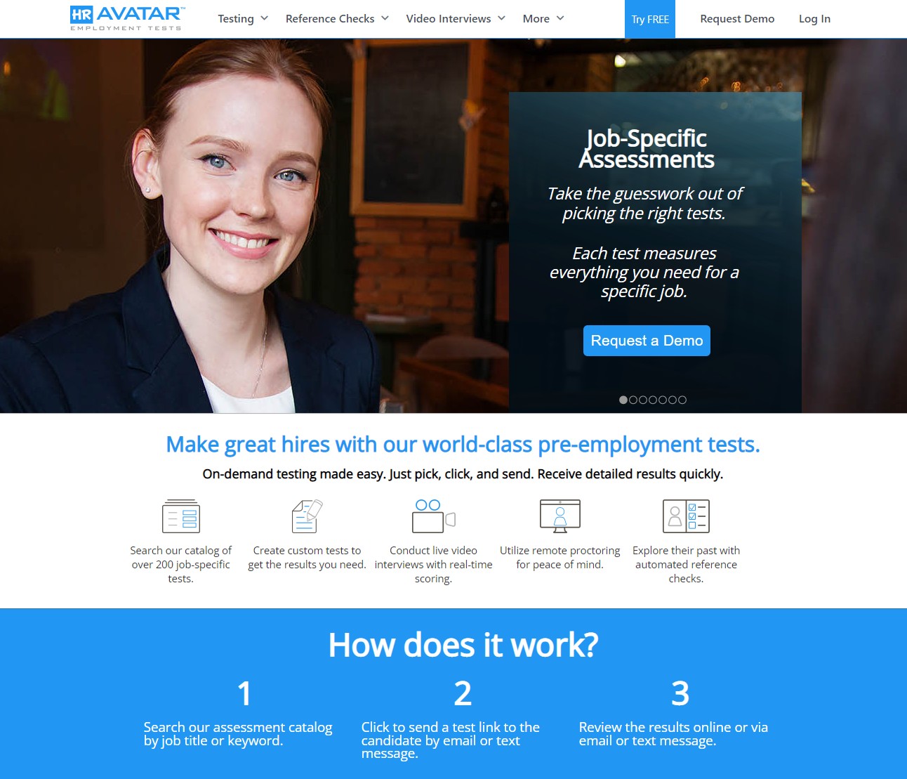 screenshot of HR Avatar